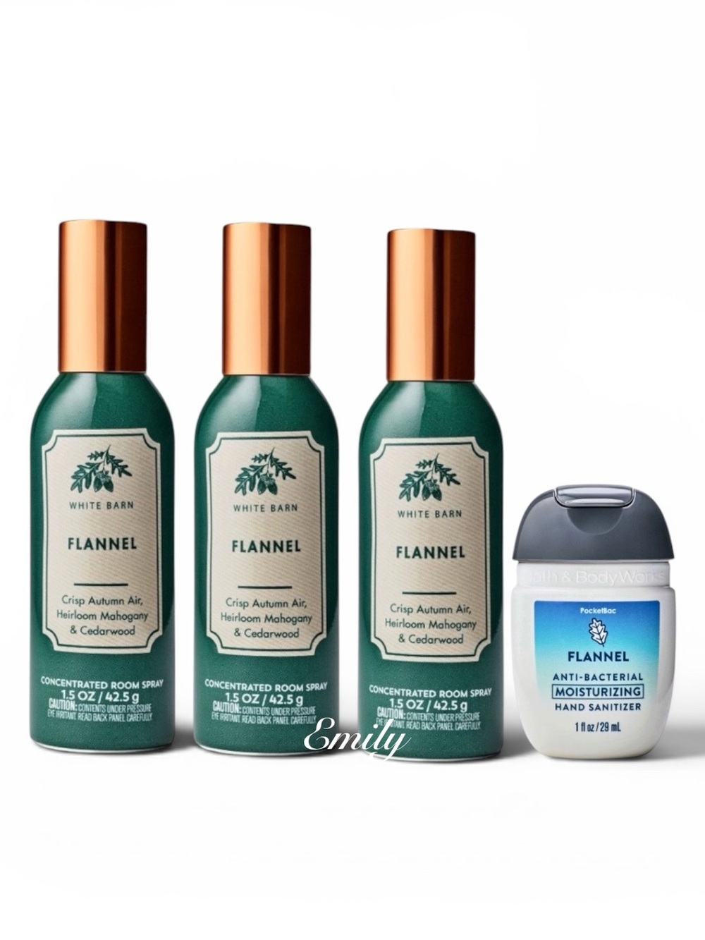 3X FLANNEL Bath & Body Works Concentrated Room Sprays